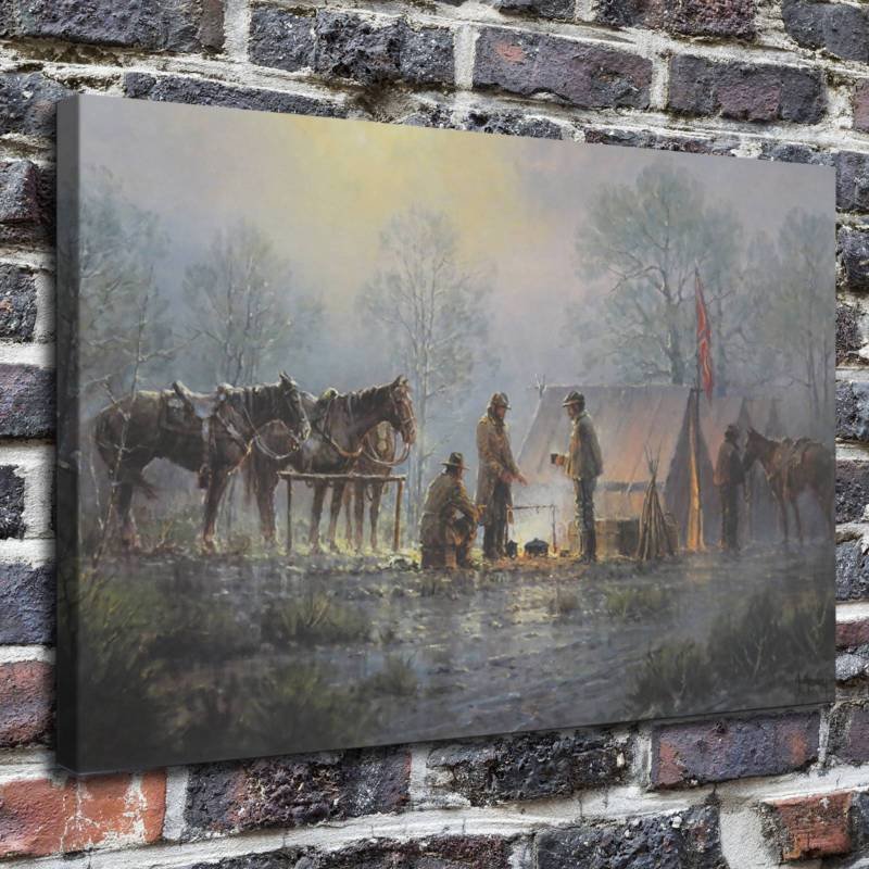 Remembering Decor  20x16 inch FRAMED CANVAS PRINT