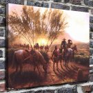 Road to Santa Decor  20x16 inch FRAMED CANVAS PRINT