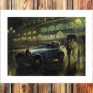 Winter morning Decor  20x16 inch FRAMED CANVAS PRINT