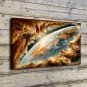 Space E h Landscape Decor  20x16 inch FRAMED CANVAS PRINT