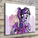 Little Pony Watercolor Decor  20x16 inch FRAMED CANVAS PRINT