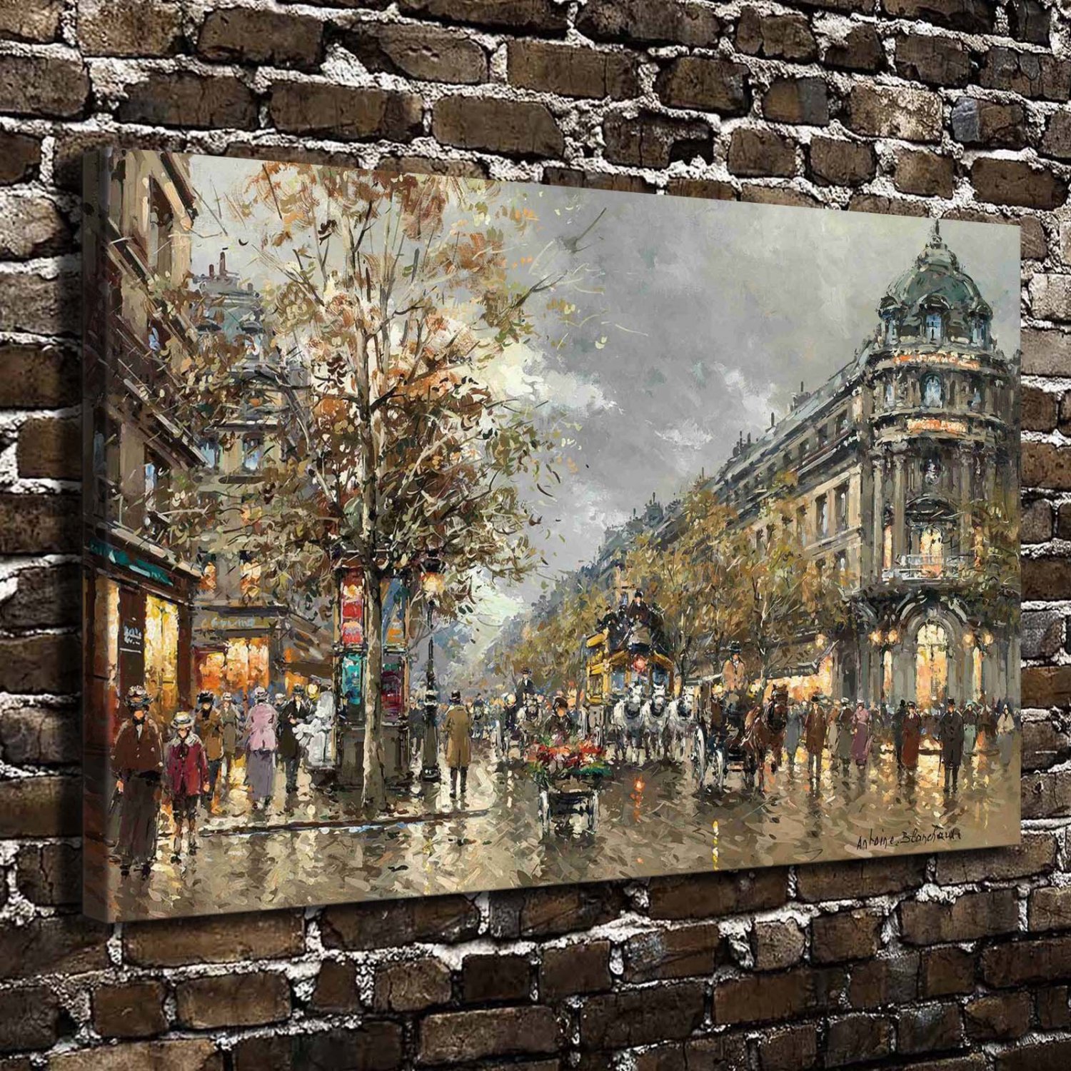 Civic landscape ed on Decor  20x16 inch FRAMED CANVAS PRINT