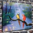 A rainbow of colors Decor  20x16 inch FRAMED CANVAS PRINT