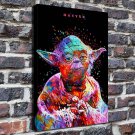 Star Wars Pictorial Decor  20x16 inch FRAMED CANVAS PRINT
