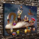 Cloud Dream Decor  20x16 inch FRAMED CANVAS PRINT