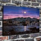 The fisherman's life Decor  20x16 inch FRAMED CANVAS PRINT