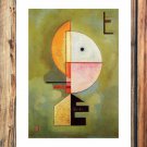 The design of green Decor  20x16 inch FRAMED CANVAS PRINT