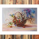 Rich and colorful Decor  20x16 inch FRAMED CANVAS PRINT