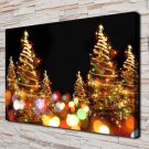 Christmas Colors Decor  20x16 inch FRAMED CANVAS PRINT