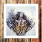 Close your eyes Decor  20x16 inch FRAMED CANVAS PRINT
