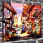 Flower Street Decor  20x16 inch FRAMED CANVAS PRINT