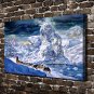 The arctic ice Decor  20x16 inch FRAMED CANVAS PRINT