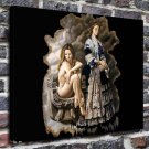 Beautiful memories Decor  20x16 inch FRAMED CANVAS PRINT