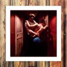 Wear a hat man Decor  20x16 inch FRAMED CANVAS PRINT