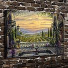 A beautiful town Painting Decor  20x16 inch FRAMED CANVAS PRINT