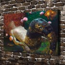 Fish beauty Paintings Decor  20x16 inch FRAMED CANVAS PRINT