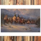 The Land Of The Tetons Decor  20x16 inch FRAMED CANVAS PRINT