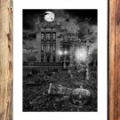 Gray sky Decor  20x16 inch FRAMED CANVAS PRINT