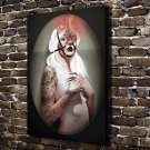An unyielding Decor  20x16 inch FRAMED CANVAS PRINT