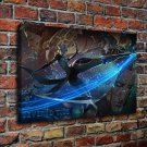 Camille Severed Tie Decor  20x16 inch FRAMED CANVAS PRINT