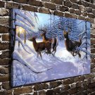 Winter Glory Decor  20x16 inch FRAMED CANVAS PRINT