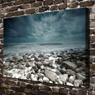 On the coas  20x16 inch FRAMED CANVAS PRINT