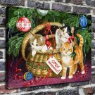 Christmas holiday  20x16 inch FRAMED CANVAS PRINT