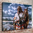 Winter Without Spoil  20x16 inch FRAMED CANVAS PRINT