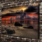 Spectacular sight  20x16 inch FRAMED CANVAS PRINT