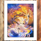 Transcendent Evolution Decor  20x16 inch FRAMED CANVAS PRINT
