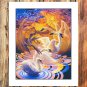 Transcendent Evolution Decor  20x16 inch FRAMED CANVAS PRINT