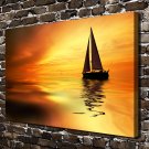 At the sea Decor  20x16 inch FRAMED CANVAS PRINT