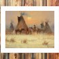 The sun is setting  20x16 inch FRAMED CANVAS PRINT