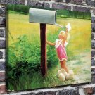 Small the postman  20x16 inch FRAMED CANVAS PRINT