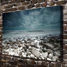 On the coas  20x16 inch FRAMED CANVAS PRINT