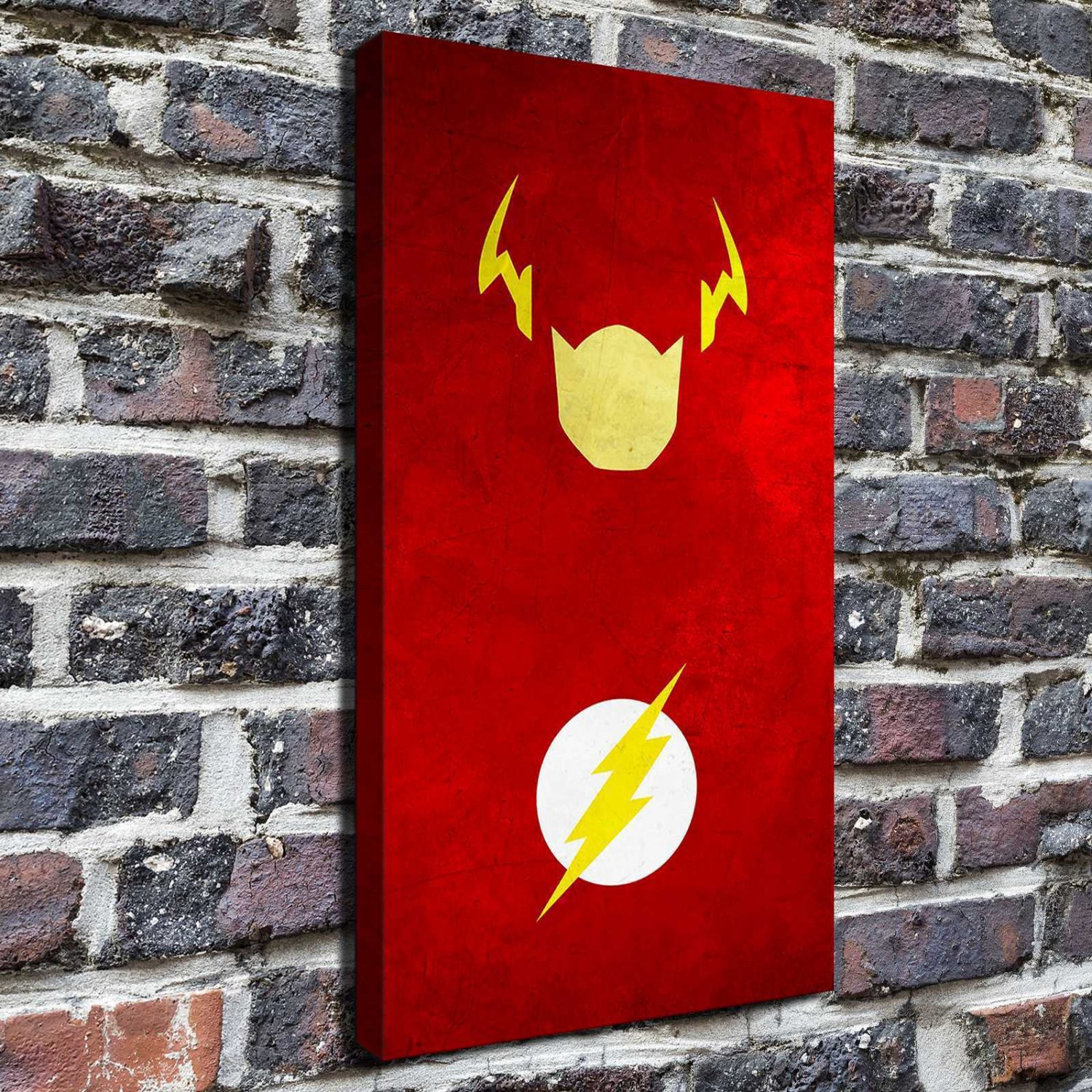 Flash Minimal  20x16 inch FRAMED CANVAS PRINT