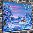 At sunset  20x16 inch FRAMED CANVAS PRINT