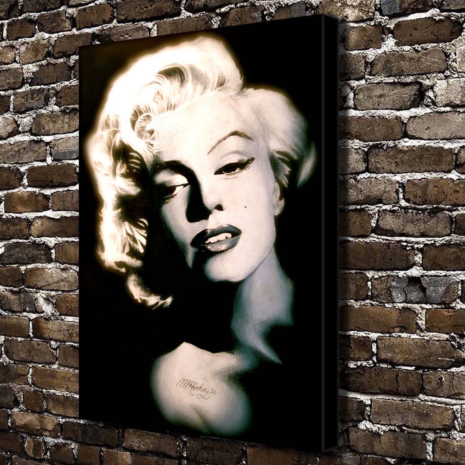 Super wild  20x16 inch FRAMED CANVAS PRINT