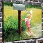 Small the postman  20x16 inch FRAMED CANVAS PRINT