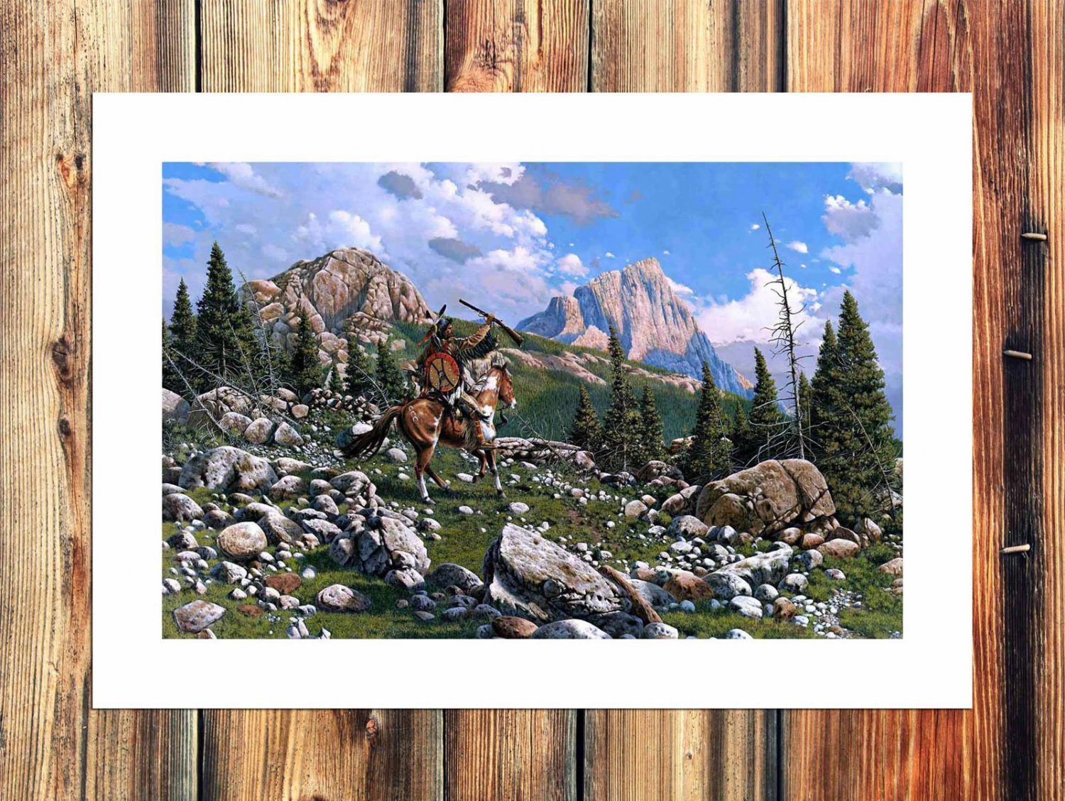 The Trophy Decor  20x16 inch FRAMED CANVAS PRINT