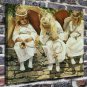 Mischievous angels  20x16 inch FRAMED CANVAS PRINT