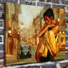 Color Shape Decor  20x16 inch FRAMED CANVAS PRINT
