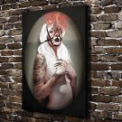 An unyielding  20x16 inch FRAMED CANVAS PRINT