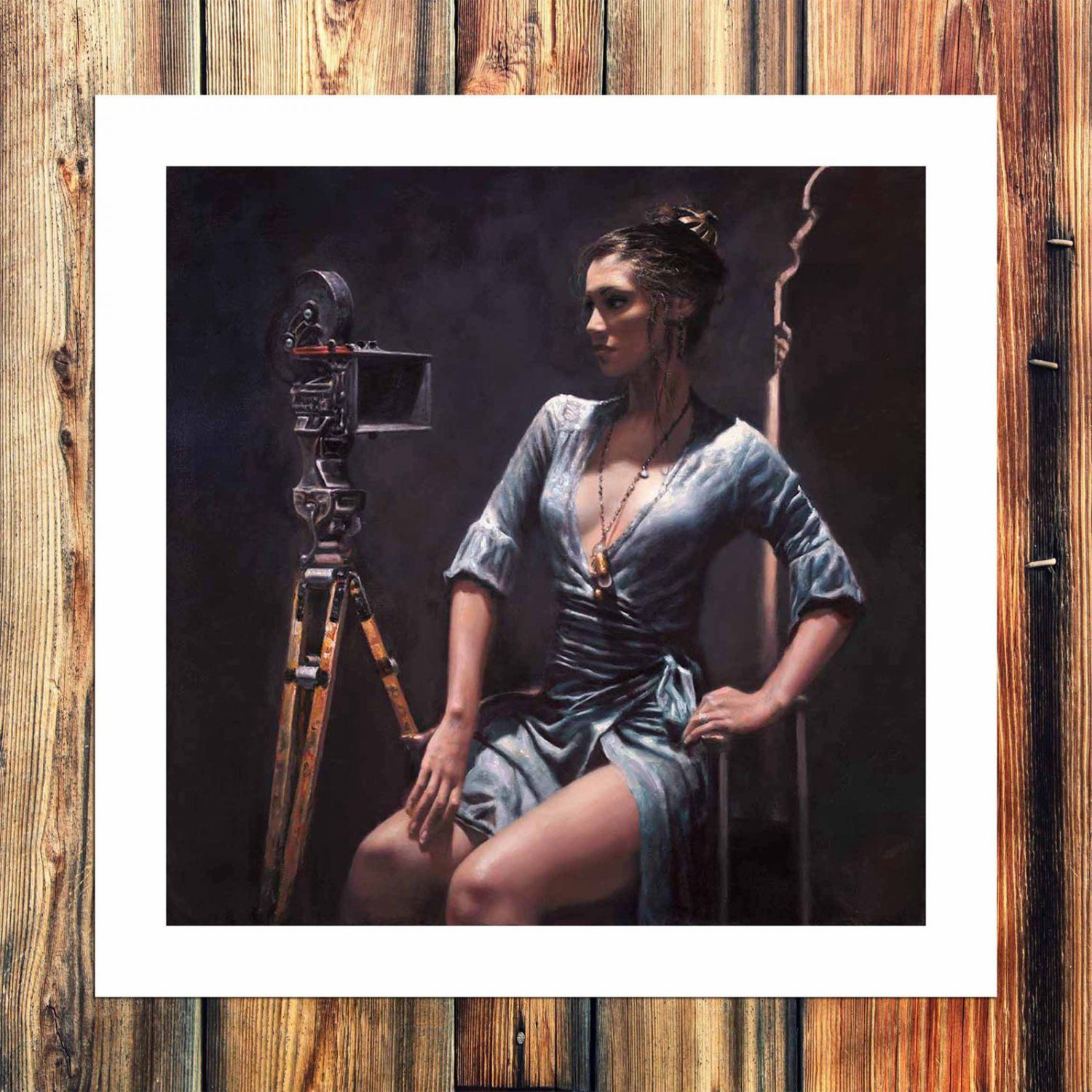 Professional models  20x16 inch FRAMED CANVAS PRINT