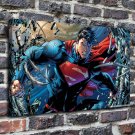 Super hero  20x16 inch FRAMED CANVAS PRINT