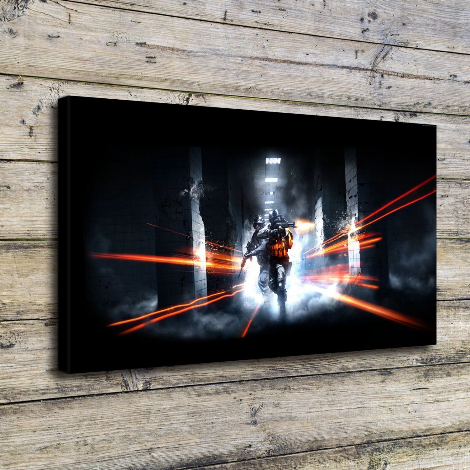 Battlefield Hardline  20x16 inch FRAMED CANVAS PRINT