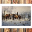 Thinking Of Spring  20x16 inch FRAMED CANVAS PRINT