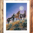 Three good friends  20x16 inch FRAMED CANVAS PRINT