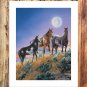 Three good friends 20x16 inch FRAMED CANVAS PRINT