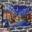 Evening City  20x16 inch FRAMED CANVAS PRINT